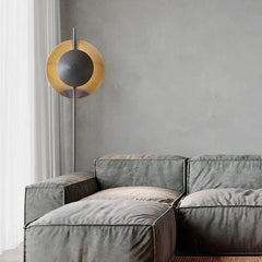 Floor Lamp For Study Room Circle Salgado Metal Plug Led