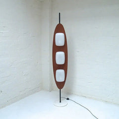 Brown Floor Lamp For Study Room Salgado Metal Plug Led