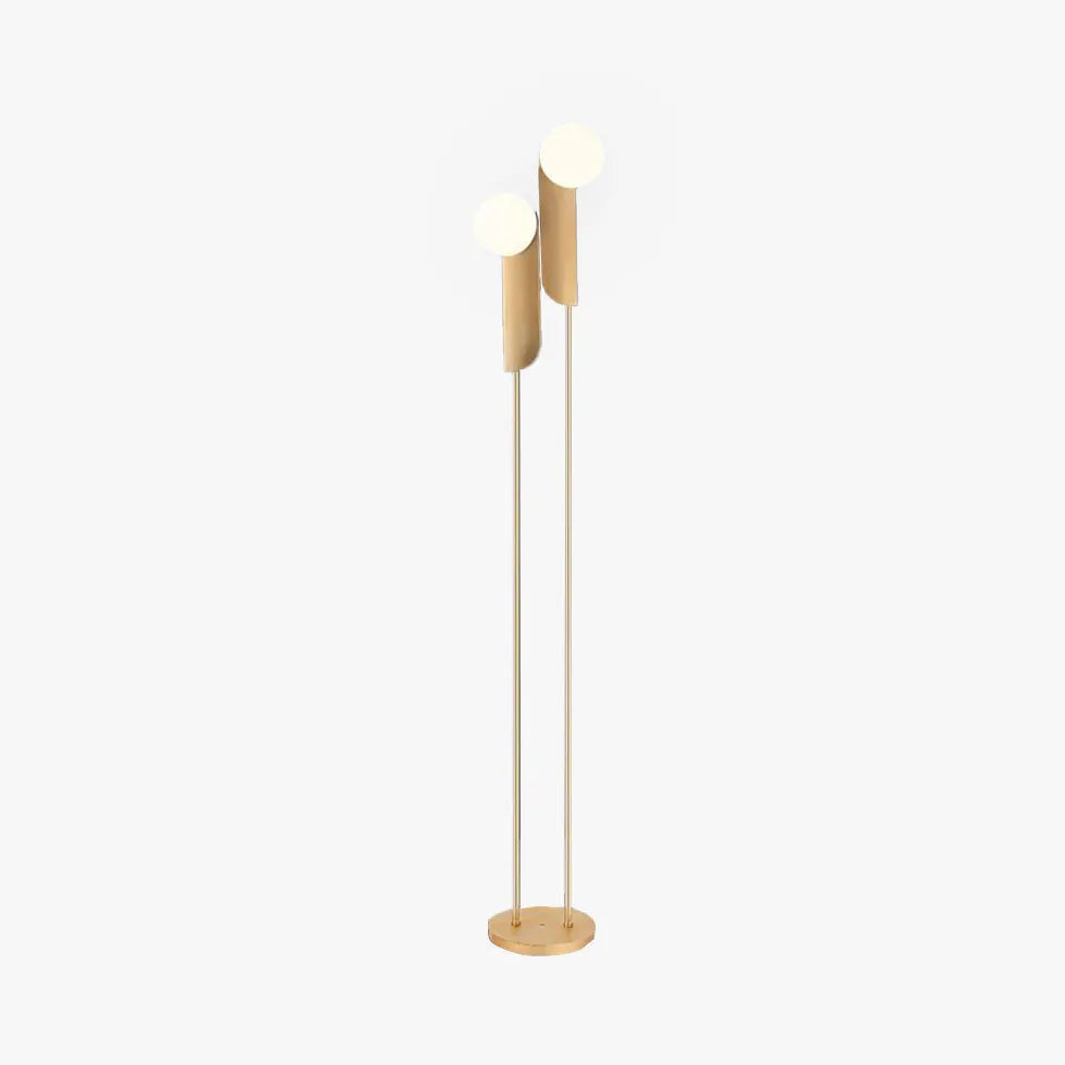 Gold Floor Lamp For Kitchen Salgado Metal Plug Bi-pin