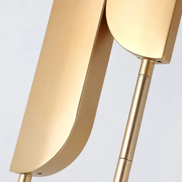 Gold Floor Lamp For Kitchen Salgado Metal Plug Bi-pin