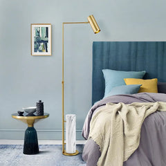 Gold Floor Lamp For Bedroom Salgado Marble Ip20