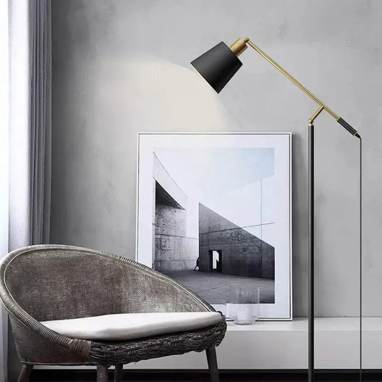 Black Floor Lamp For Bedroom Salgado Metal Ip20 Led