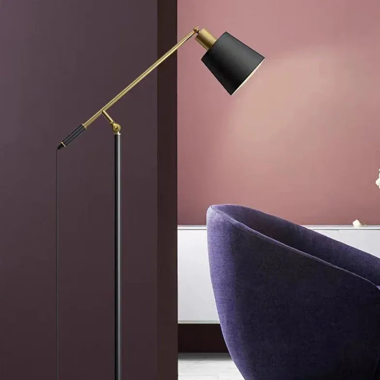 Black Floor Lamp For Bedroom Salgado Metal Ip20 Led