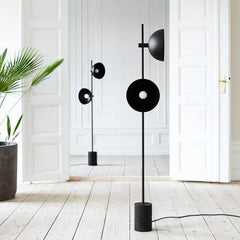 Black Floor Lamp For Bedroom Salgado Metal(iron) Led Ip20