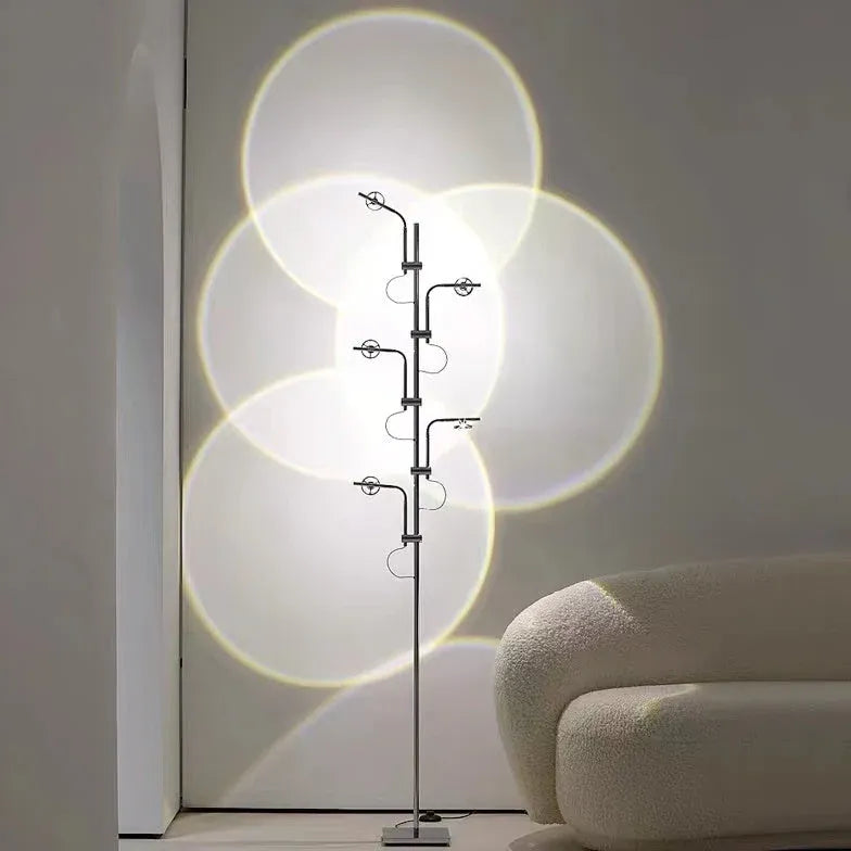 Floor Lamp For Bedroom Salgado Metal & Glass Plug Led