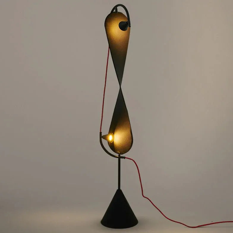 Black Floor Lamp For Living Room Salgado Metal Ip20 Plug Bi-pin