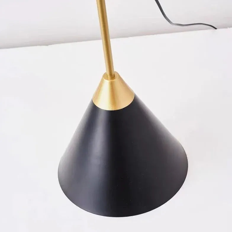 Black Floor Lamp For Living Room Salgado Metal Ip20 Plug Bi-pin