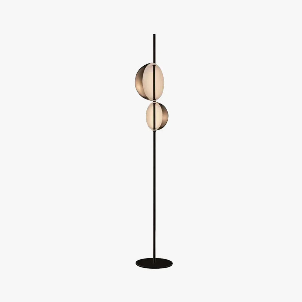 Black Floor Lamp For Study Room Salgado Metal Led