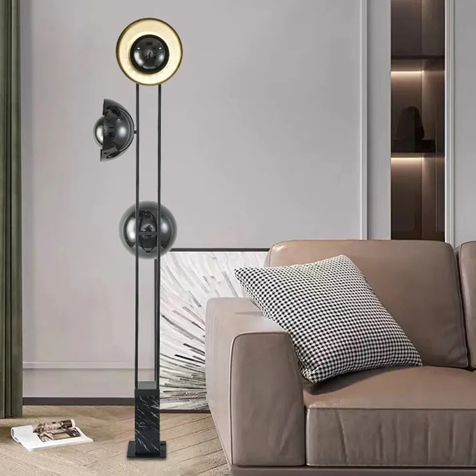 Floor Lamp For Bedroom Salgado Marble Ip20 Led Plug Warm White