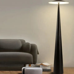 Black Floor Lamp For Living Room Salgado Iron Plug Led