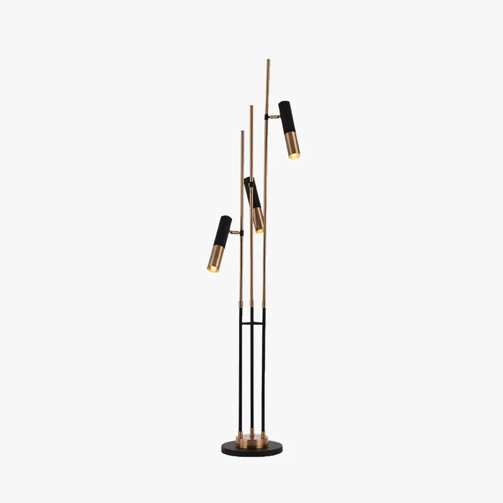 Black Floor Lamp For Living Room Salgado Hardware Warm White Plug