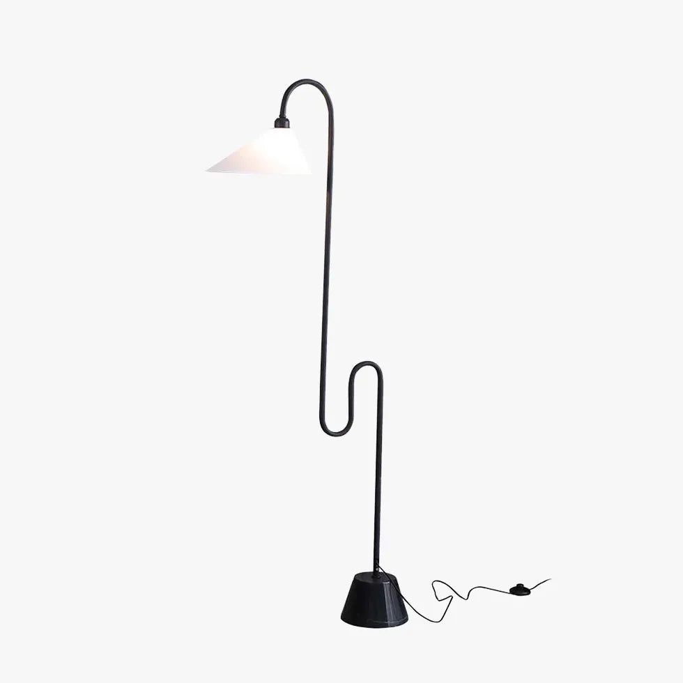 Floor Lamp For Bedroom Salgado Metal & Fabric Three Colours Change Bulb Include Led