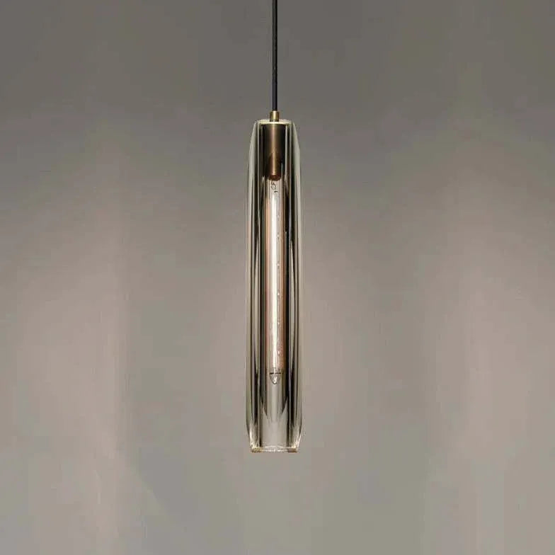 Single Pendant Lamp Glass With Led Warm White