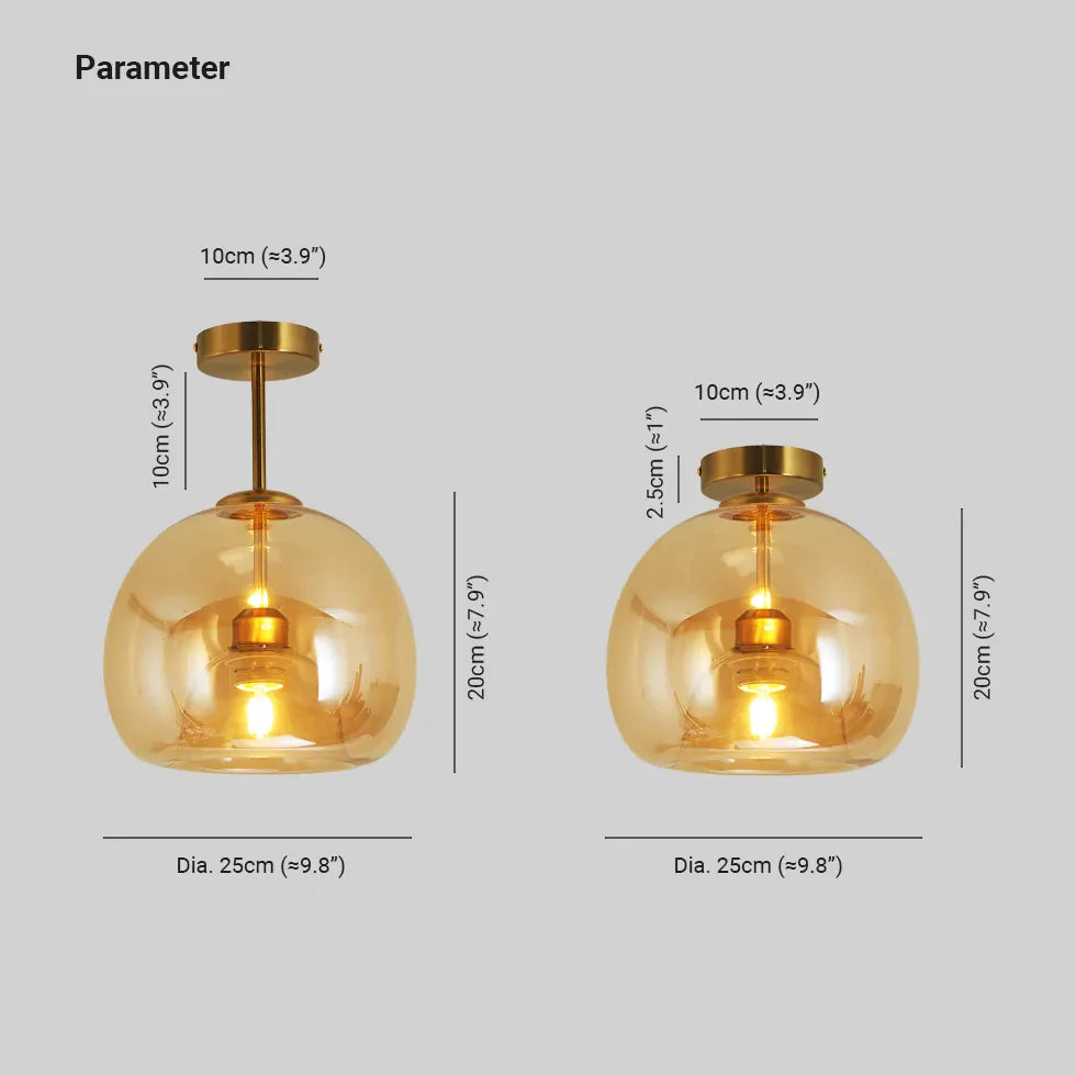 LED Deckenleuchte Flur Flach im schlichten nordischen Design