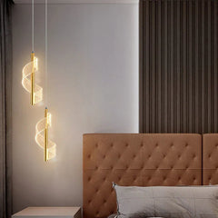 Bedside Pendant Light For Bedroom Modern Metal