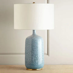 Blue Shape Table Lamp For Bedroom Sano Ceramic Ip20