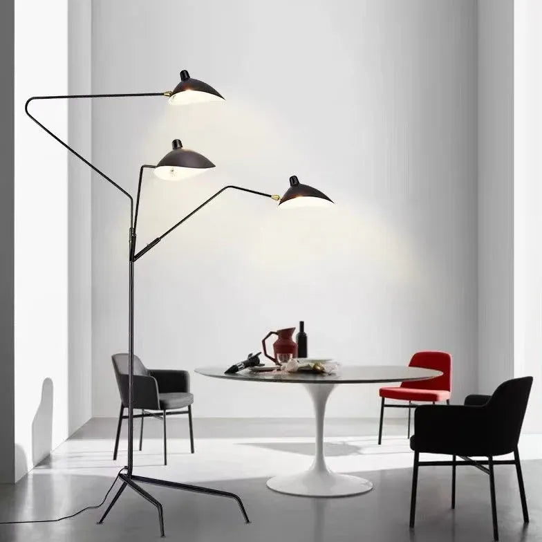 Tripod Floor Lamp For Study Room Modern Metal Led Plug Uk Or Eu