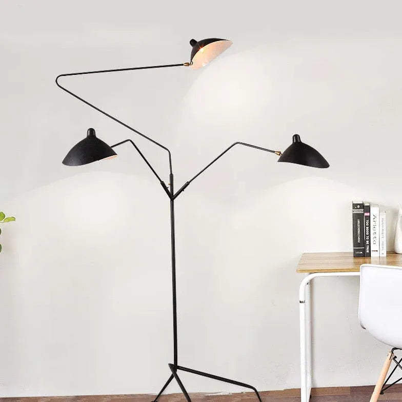 Tripod Floor Lamp For Study Room Modern Metal Led Plug Uk Or Eu