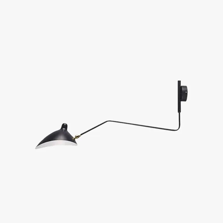 Black Reading Light For Study Room Industry Metal Warm White