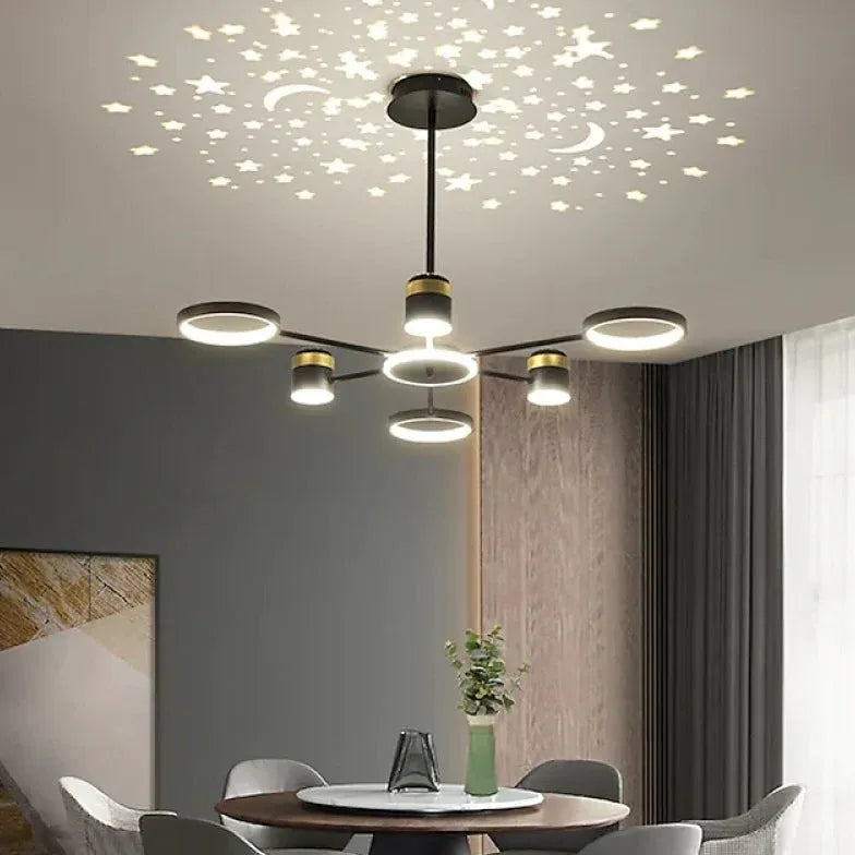 Chandelier For Living Room Simple And Modern Aluminum Led