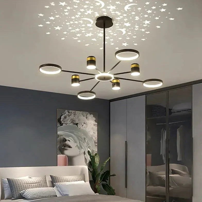 Chandelier For Living Room Simple And Modern Aluminum Led