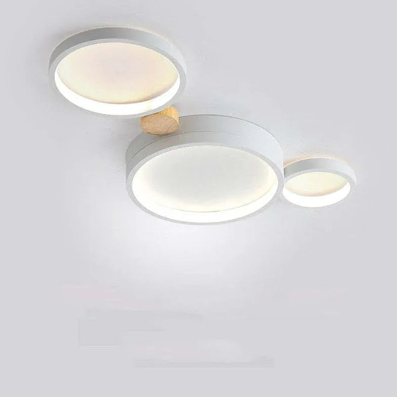 Flush Light For Kitchen Round Sanna Metal Warm White Ip20 Led