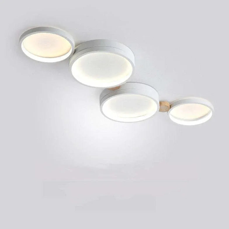 Flush Light For Kitchen Round Sanna Metal Warm White Ip20 Led