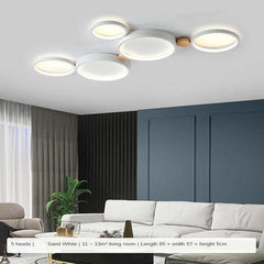 Flush Light For Kitchen Round Sanna Metal Warm White Ip20 Led