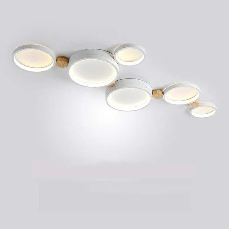 Flush Light For Kitchen Round Sanna Metal Warm White Ip20 Led