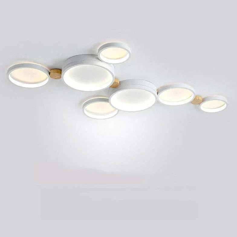 Flush Light For Kitchen Round Sanna Metal Warm White Ip20 Led