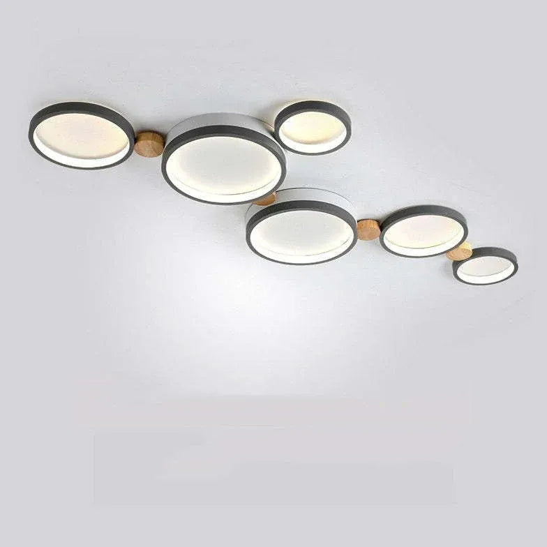 Flush Light For Kitchen Round Sanna Metal Warm White Ip20 Led