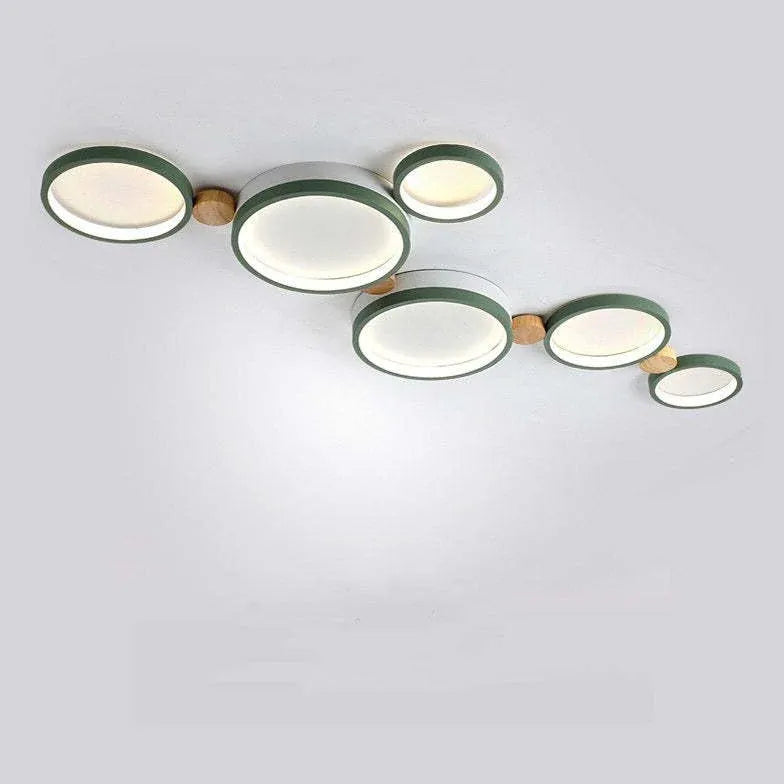 Flush Light For Kitchen Round Sanna Metal Warm White Ip20 Led