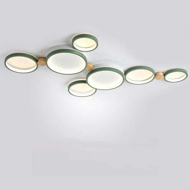 Flush Light For Kitchen Round Sanna Metal Warm White Ip20 Led