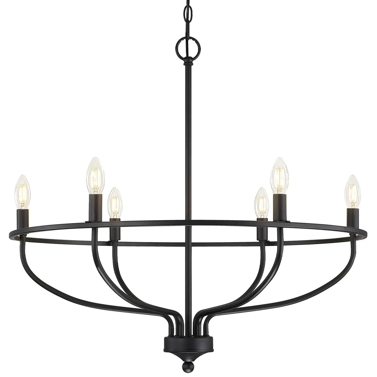 Black Modern Chandeliers For Bedroom Silva Metal