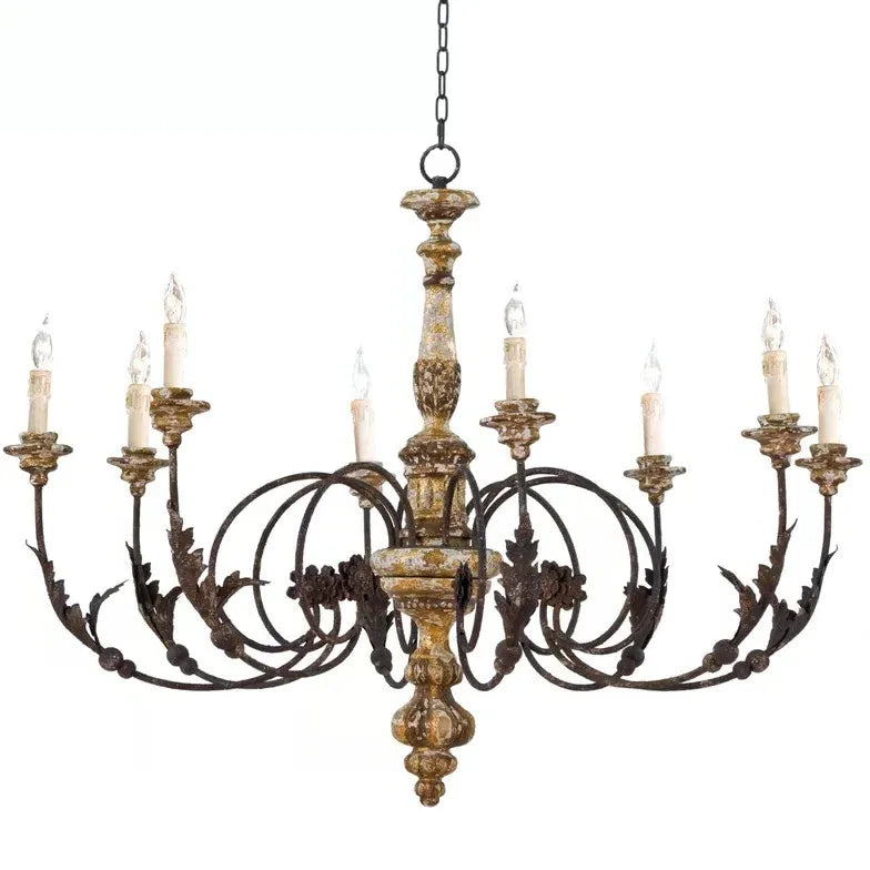 Brown Chandelier For Bedroom Silva Metal Ip20