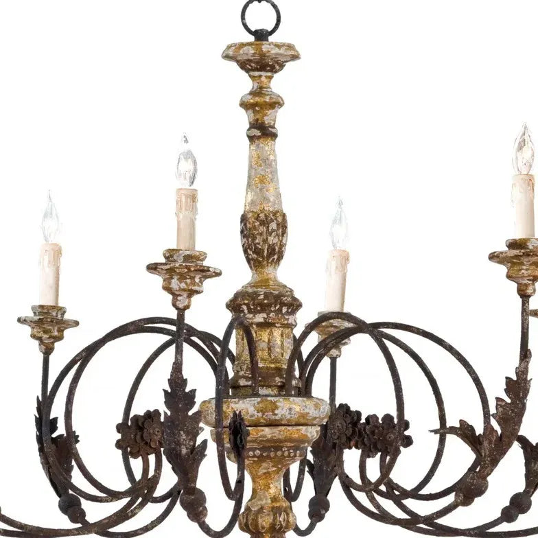 Brown Chandelier For Bedroom Silva Metal Ip20