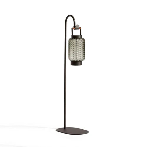 Rauchglas Stehlampe für moderne Outdoor Beleuchtung