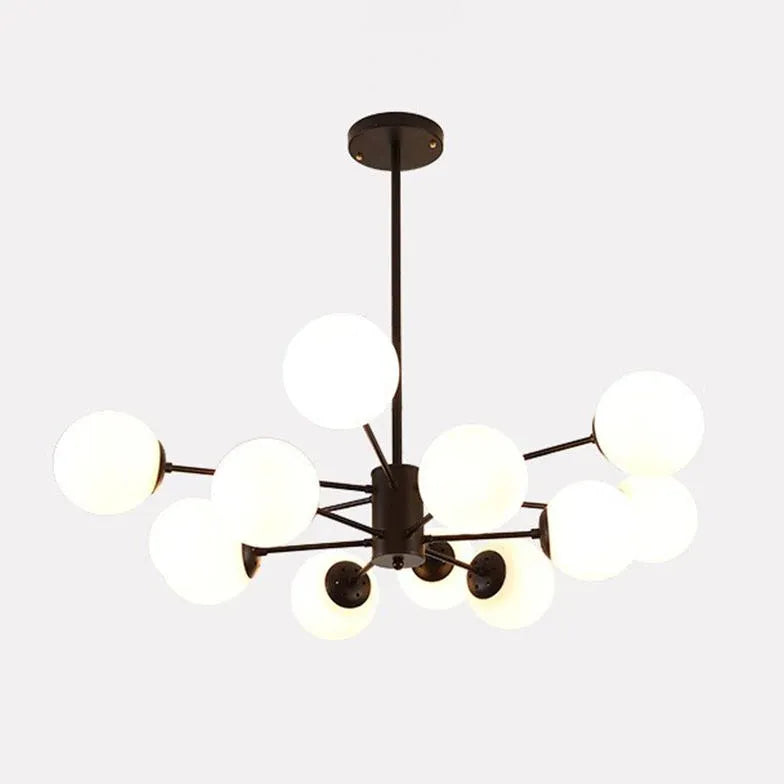 Black Chandelier For Bedroom Hailie Metal Led Ip20