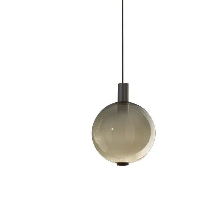 Coloured Glass Pendant Light For Study Room Valentina Metal Ip20 Led Warm White