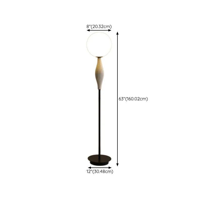 Floor Lamp For Bedroom Valentina Metal & Glass Bi-pin Ip20