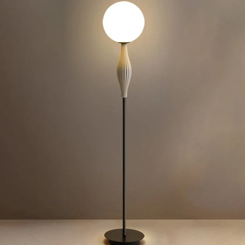 Floor Lamp For Bedroom Valentina Metal & Glass Bi-pin Ip20