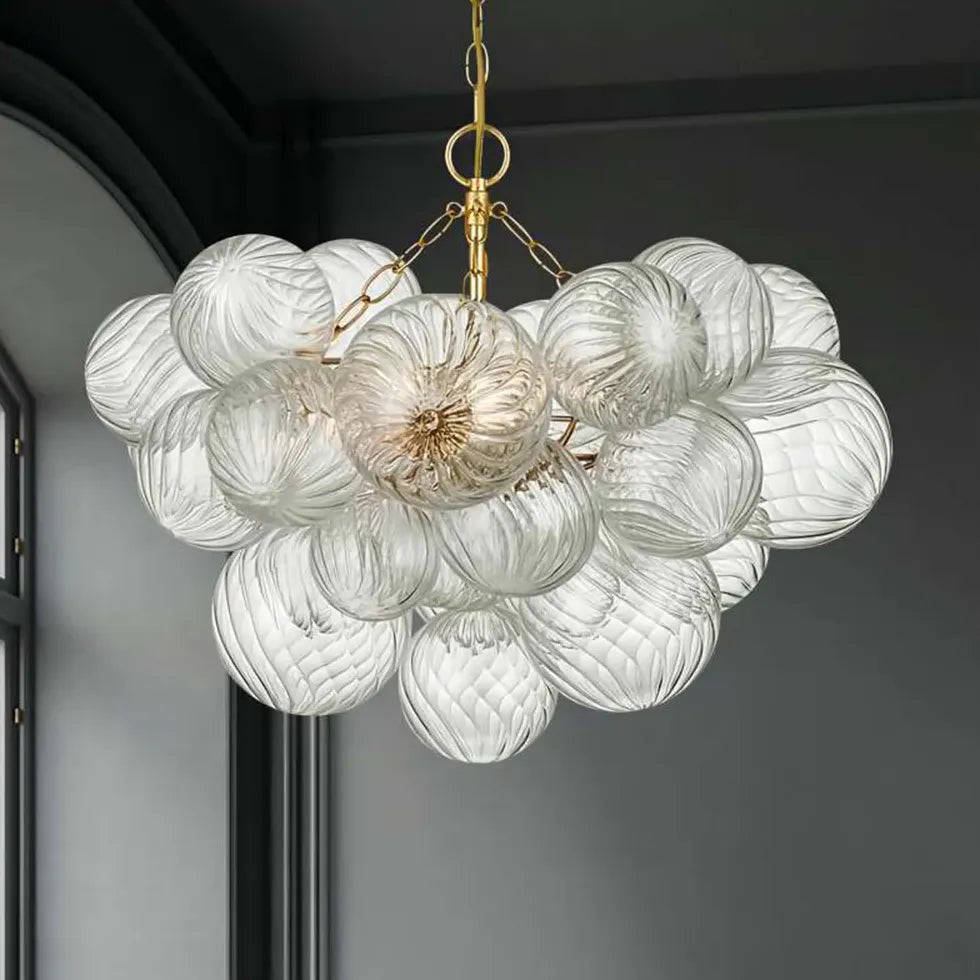 Modern Chandeliers For Bedroom Valentina Metal & Glass Warm White