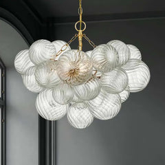 Modern Chandeliers For Bedroom Valentina Metal & Glass Warm White