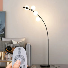 Black Floor Lamp For Bedroom Valentina Metal Led Without Bulbs Ip20