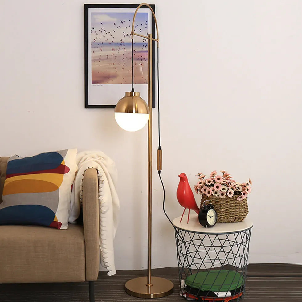 Gold Floor Lamp For Study Room Valentina Hardware Led Ip20 Plug