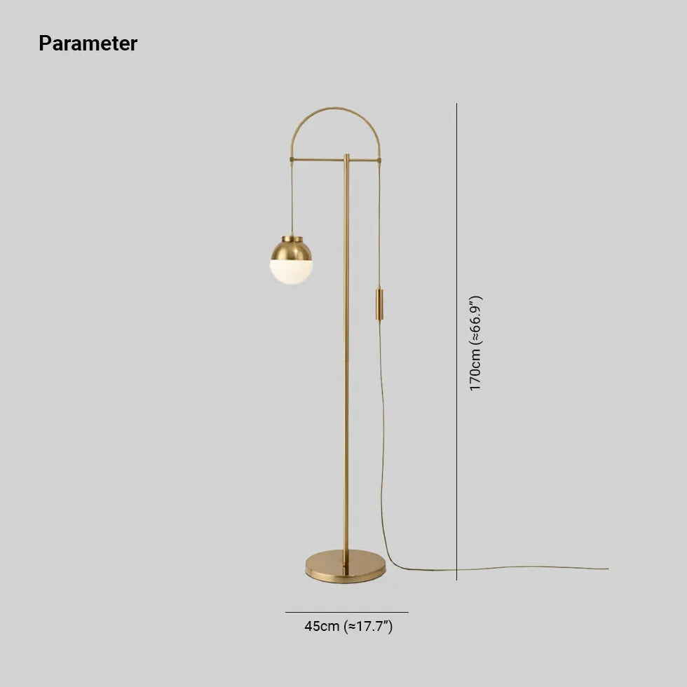 Gold Floor Lamp For Study Room Valentina Hardware Led Ip20 Plug