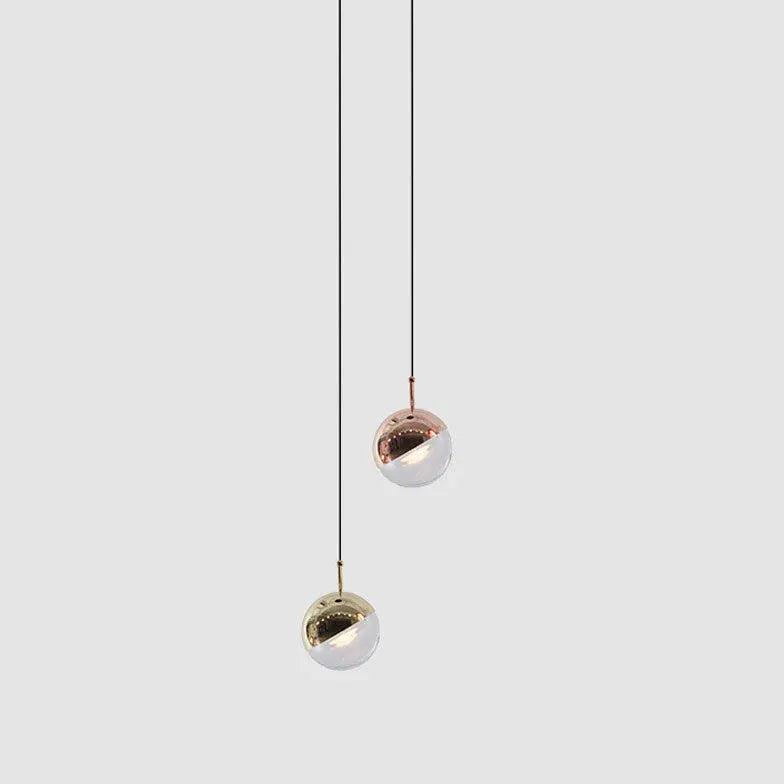 Gold Light Single Pendant For Living Room Metal Led