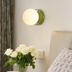 Black Flush Wall Light For Bedroom Valentina Metal Led Natural Light