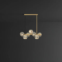 Chandelier For Living Room Linear Valentina Metal Ip20 Led