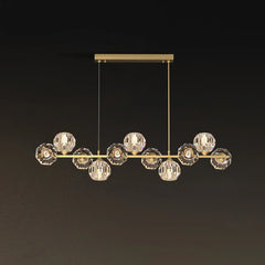 Chandelier For Living Room Linear Valentina Metal Ip20 Led